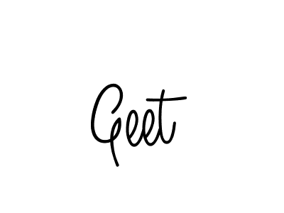 Create a beautiful signature design for name Geet. With this signature (Angelique-Rose-font-FFP) fonts, you can make a handwritten signature for free. Geet signature style 5 images and pictures png