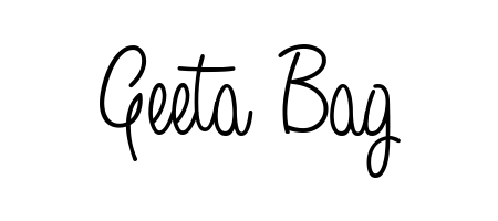 Create a beautiful signature design for name Geeta Bag. With this signature (Angelique-Rose-font-FFP) fonts, you can make a handwritten signature for free. Geeta Bag signature style 5 images and pictures png