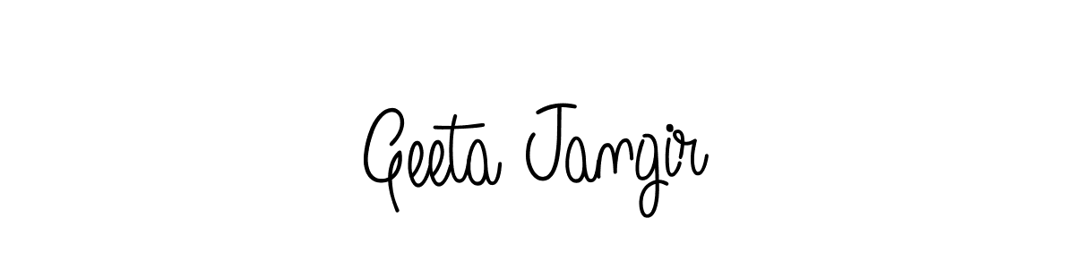 Here are the top 10 professional signature styles for the name Geeta Jangir. These are the best autograph styles you can use for your name. Geeta Jangir signature style 5 images and pictures png