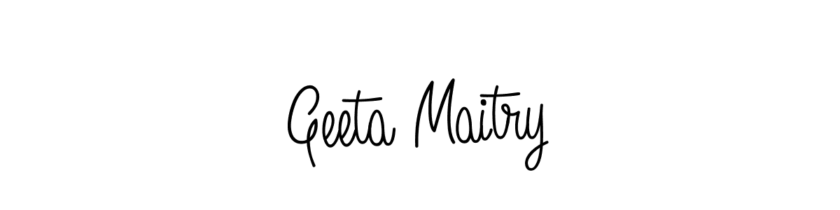 Best and Professional Signature Style for Geeta Maitry. Angelique-Rose-font-FFP Best Signature Style Collection. Geeta Maitry signature style 5 images and pictures png