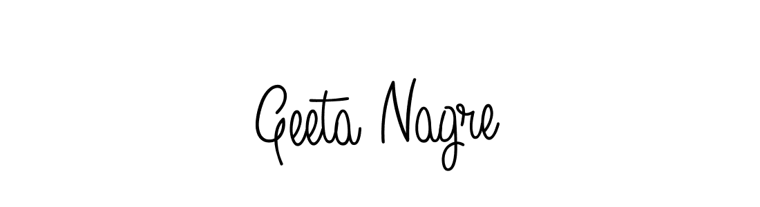 Here are the top 10 professional signature styles for the name Geeta Nagre. These are the best autograph styles you can use for your name. Geeta Nagre signature style 5 images and pictures png