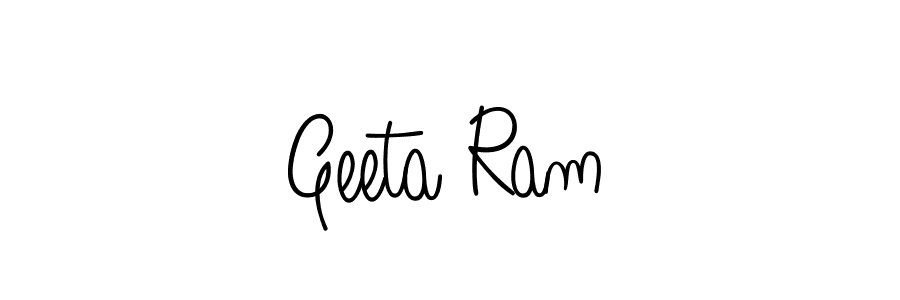 Geeta Ram stylish signature style. Best Handwritten Sign (Angelique-Rose-font-FFP) for my name. Handwritten Signature Collection Ideas for my name Geeta Ram. Geeta Ram signature style 5 images and pictures png