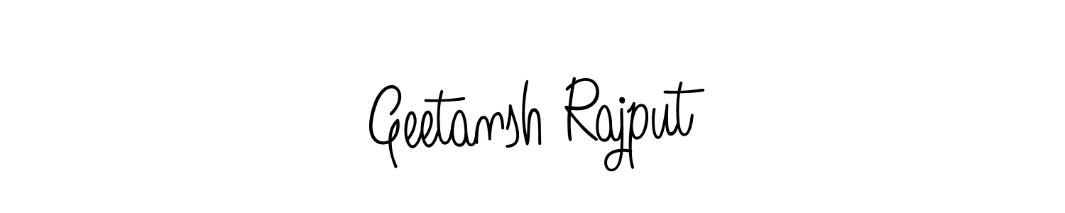 Also we have Geetansh Rajput name is the best signature style. Create professional handwritten signature collection using Angelique-Rose-font-FFP autograph style. Geetansh Rajput signature style 5 images and pictures png