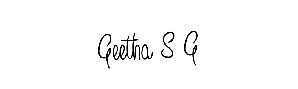 How to make Geetha S G signature? Angelique-Rose-font-FFP is a professional autograph style. Create handwritten signature for Geetha S G name. Geetha S G signature style 5 images and pictures png