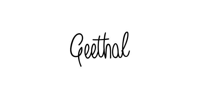 Once you've used our free online signature maker to create your best signature Angelique-Rose-font-FFP style, it's time to enjoy all of the benefits that Geethal name signing documents. Geethal signature style 5 images and pictures png