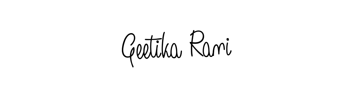 How to Draw Geetika Rani signature style? Angelique-Rose-font-FFP is a latest design signature styles for name Geetika Rani. Geetika Rani signature style 5 images and pictures png