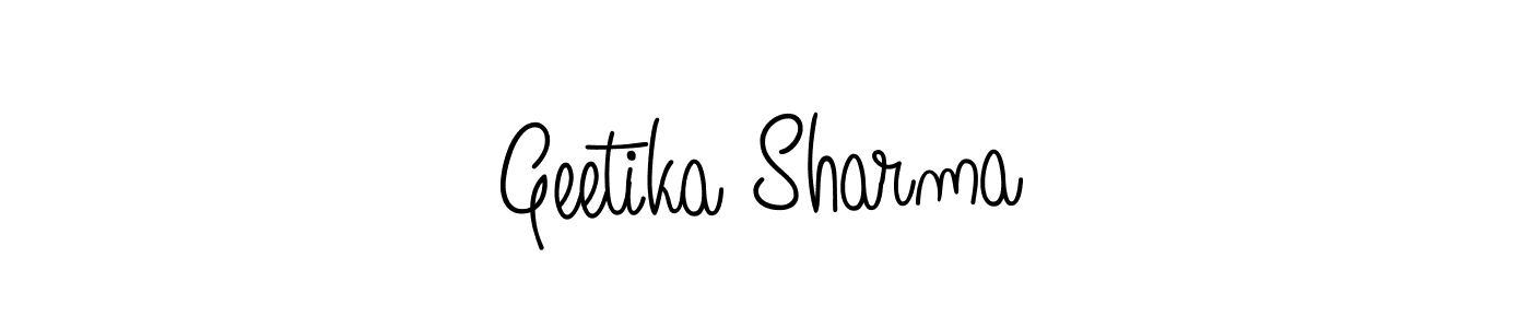 Design your own signature with our free online signature maker. With this signature software, you can create a handwritten (Angelique-Rose-font-FFP) signature for name Geetika Sharma. Geetika Sharma signature style 5 images and pictures png