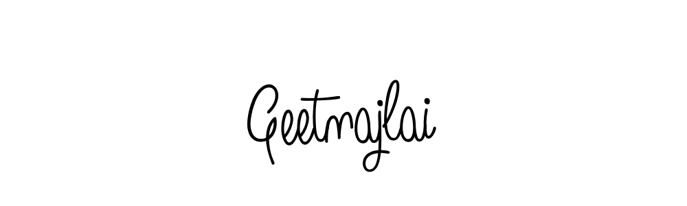 Check out images of Autograph of Geetnajlai name. Actor Geetnajlai Signature Style. Angelique-Rose-font-FFP is a professional sign style online. Geetnajlai signature style 5 images and pictures png