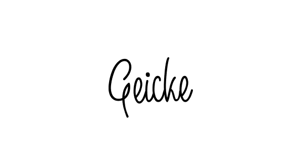 Make a beautiful signature design for name Geicke. Use this online signature maker to create a handwritten signature for free. Geicke signature style 5 images and pictures png