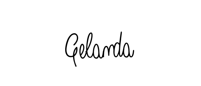 Make a beautiful signature design for name Gelanda. Use this online signature maker to create a handwritten signature for free. Gelanda signature style 5 images and pictures png