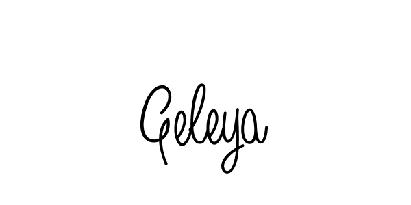Also we have Geleya name is the best signature style. Create professional handwritten signature collection using Angelique-Rose-font-FFP autograph style. Geleya signature style 5 images and pictures png