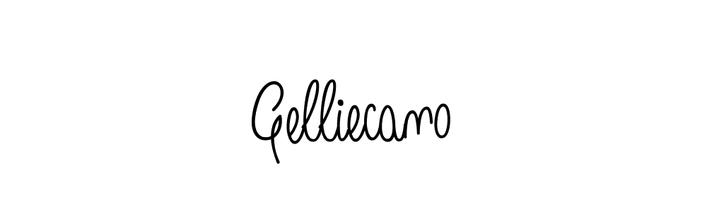 How to Draw Gelliecano signature style? Angelique-Rose-font-FFP is a latest design signature styles for name Gelliecano. Gelliecano signature style 5 images and pictures png