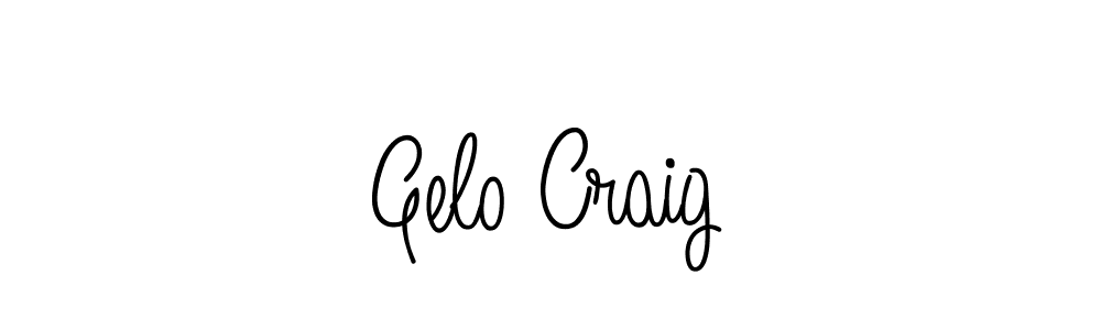 Check out images of Autograph of Gelo Craig name. Actor Gelo Craig Signature Style. Angelique-Rose-font-FFP is a professional sign style online. Gelo Craig signature style 5 images and pictures png