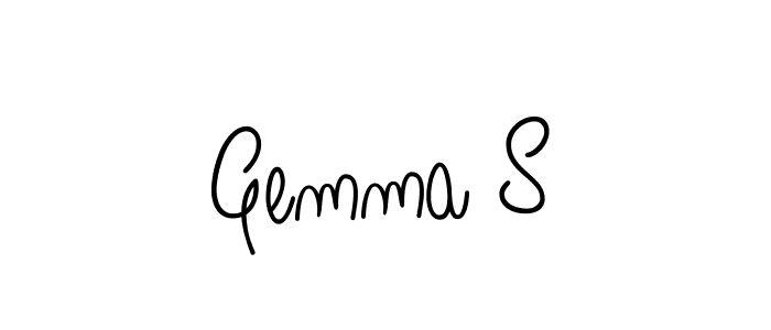 It looks lik you need a new signature style for name Gemma S. Design unique handwritten (Angelique-Rose-font-FFP) signature with our free signature maker in just a few clicks. Gemma S signature style 5 images and pictures png