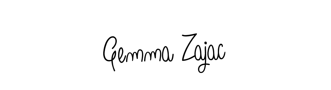 Design your own signature with our free online signature maker. With this signature software, you can create a handwritten (Angelique-Rose-font-FFP) signature for name Gemma Zajac. Gemma Zajac signature style 5 images and pictures png