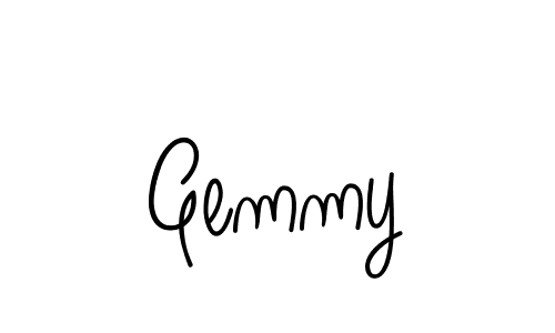 You should practise on your own different ways (Angelique-Rose-font-FFP) to write your name (Gemmy) in signature. don't let someone else do it for you. Gemmy signature style 5 images and pictures png
