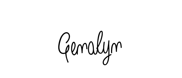 if you are searching for the best signature style for your name Genalyn. so please give up your signature search. here we have designed multiple signature styles  using Angelique-Rose-font-FFP. Genalyn signature style 5 images and pictures png