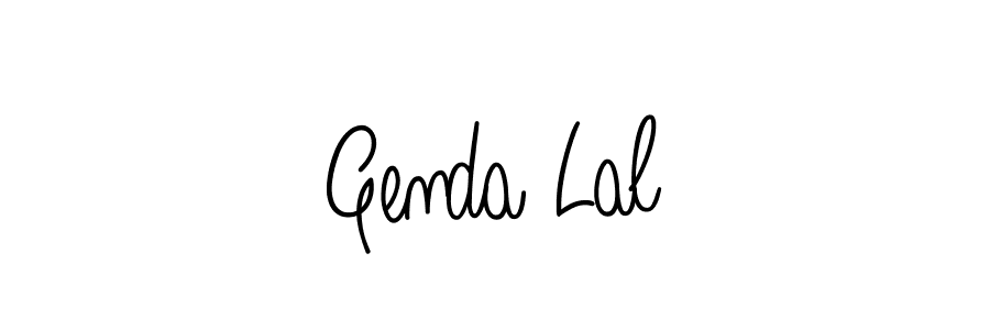 Also we have Genda Lal name is the best signature style. Create professional handwritten signature collection using Angelique-Rose-font-FFP autograph style. Genda Lal signature style 5 images and pictures png