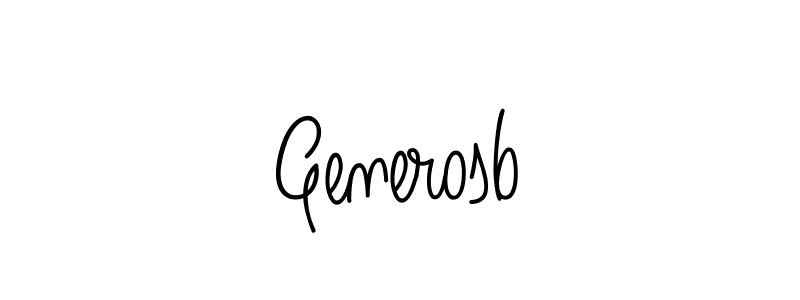 Once you've used our free online signature maker to create your best signature Angelique-Rose-font-FFP style, it's time to enjoy all of the benefits that Generosb name signing documents. Generosb signature style 5 images and pictures png