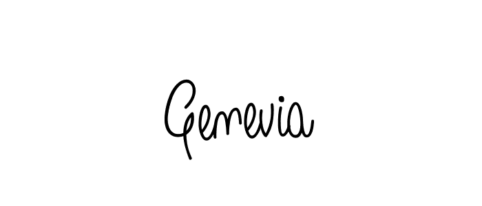 It looks lik you need a new signature style for name Genevia. Design unique handwritten (Angelique-Rose-font-FFP) signature with our free signature maker in just a few clicks. Genevia signature style 5 images and pictures png