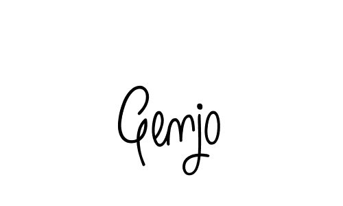 Make a beautiful signature design for name Genjo. Use this online signature maker to create a handwritten signature for free. Genjo signature style 5 images and pictures png