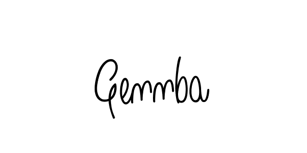 This is the best signature style for the Gennba name. Also you like these signature font (Angelique-Rose-font-FFP). Mix name signature. Gennba signature style 5 images and pictures png