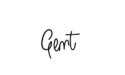 Gent  stylish signature style. Best Handwritten Sign (Angelique-Rose-font-FFP) for my name. Handwritten Signature Collection Ideas for my name Gent . Gent  signature style 5 images and pictures png