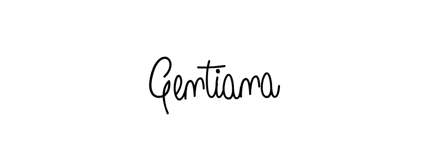 Design your own signature with our free online signature maker. With this signature software, you can create a handwritten (Angelique-Rose-font-FFP) signature for name Gentiana . Gentiana  signature style 5 images and pictures png