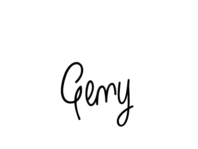 The best way (Angelique-Rose-font-FFP) to make a short signature is to pick only two or three words in your name. The name Geny include a total of six letters. For converting this name. Geny signature style 5 images and pictures png