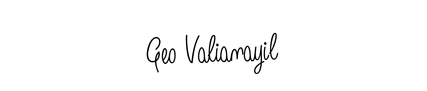 Similarly Angelique-Rose-font-FFP is the best handwritten signature design. Signature creator online .You can use it as an online autograph creator for name Geo Valianayil. Geo Valianayil signature style 5 images and pictures png