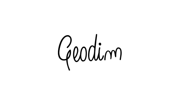 How to make Geodim signature? Angelique-Rose-font-FFP is a professional autograph style. Create handwritten signature for Geodim name. Geodim signature style 5 images and pictures png