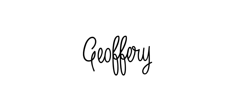 Create a beautiful signature design for name Geoffery. With this signature (Angelique-Rose-font-FFP) fonts, you can make a handwritten signature for free. Geoffery signature style 5 images and pictures png