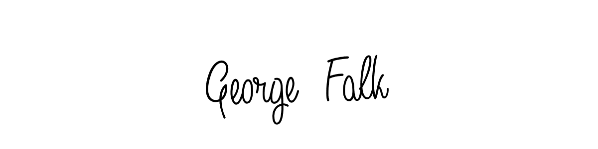 Create a beautiful signature design for name George  Falk. With this signature (Angelique-Rose-font-FFP) fonts, you can make a handwritten signature for free. George  Falk signature style 5 images and pictures png