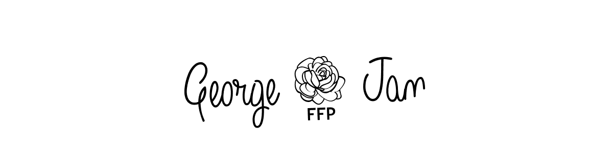 Also You can easily find your signature by using the search form. We will create George 5 Jan name handwritten signature images for you free of cost using Angelique-Rose-font-FFP sign style. George 5 Jan signature style 5 images and pictures png