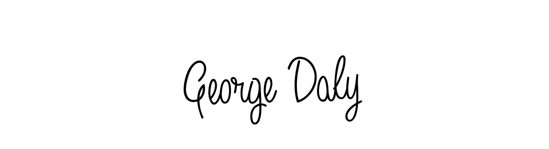How to Draw George Daly signature style? Angelique-Rose-font-FFP is a latest design signature styles for name George Daly. George Daly signature style 5 images and pictures png