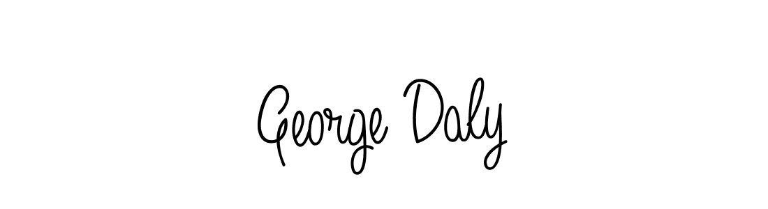 How to Draw George Daly signature style? Angelique-Rose-font-FFP is a latest design signature styles for name George Daly. George Daly signature style 5 images and pictures png