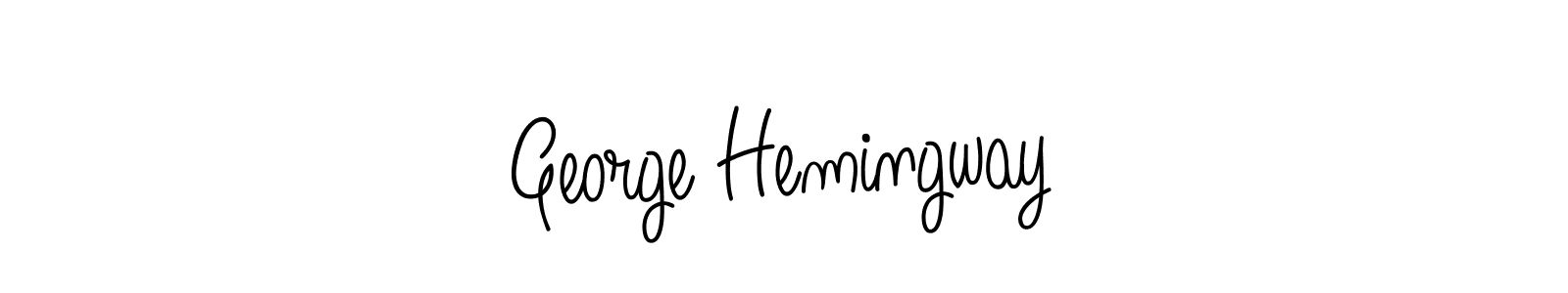 Angelique-Rose-font-FFP is a professional signature style that is perfect for those who want to add a touch of class to their signature. It is also a great choice for those who want to make their signature more unique. Get George Hemingway name to fancy signature for free. George Hemingway signature style 5 images and pictures png