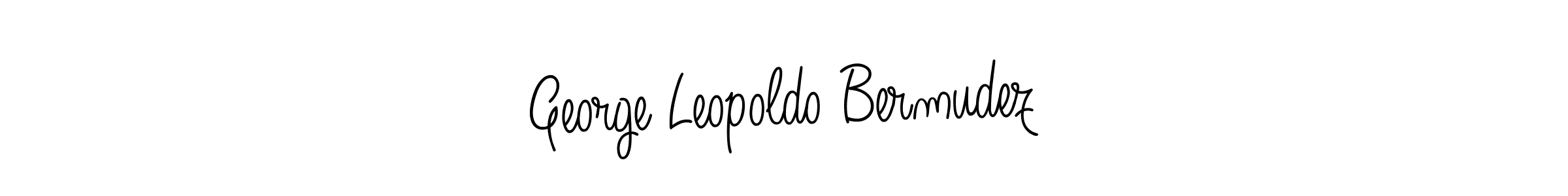 How to Draw George Leopoldo Bermudez signature style? Angelique-Rose-font-FFP is a latest design signature styles for name George Leopoldo Bermudez. George Leopoldo Bermudez signature style 5 images and pictures png