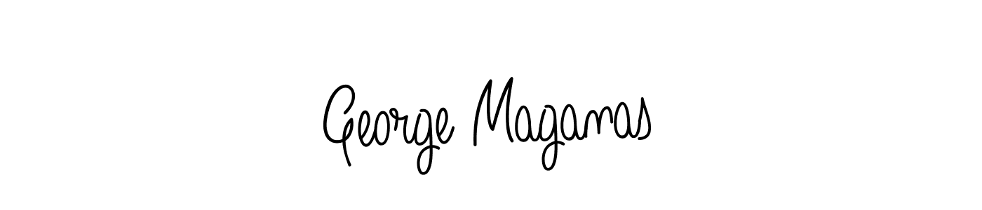Also we have George Maganas name is the best signature style. Create professional handwritten signature collection using Angelique-Rose-font-FFP autograph style. George Maganas signature style 5 images and pictures png