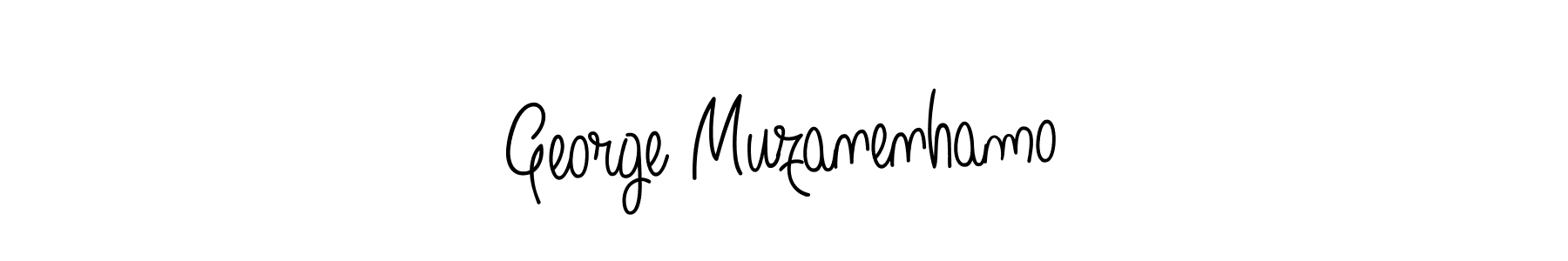 Angelique-Rose-font-FFP is a professional signature style that is perfect for those who want to add a touch of class to their signature. It is also a great choice for those who want to make their signature more unique. Get George Muzanenhamo name to fancy signature for free. George Muzanenhamo signature style 5 images and pictures png