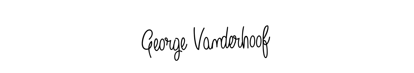 Make a beautiful signature design for name George Vanderhoof. Use this online signature maker to create a handwritten signature for free. George Vanderhoof signature style 5 images and pictures png