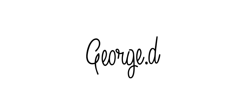 You can use this online signature creator to create a handwritten signature for the name George.d. This is the best online autograph maker. George.d signature style 5 images and pictures png