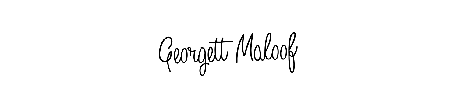 if you are searching for the best signature style for your name Georgett Maloof. so please give up your signature search. here we have designed multiple signature styles  using Angelique-Rose-font-FFP. Georgett Maloof signature style 5 images and pictures png