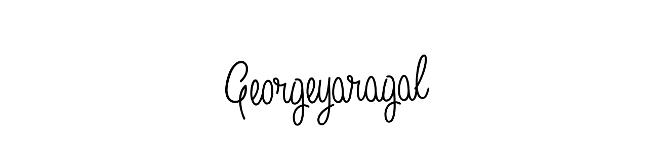 How to make Georgeyaragal name signature. Use Angelique-Rose-font-FFP style for creating short signs online. This is the latest handwritten sign. Georgeyaragal signature style 5 images and pictures png