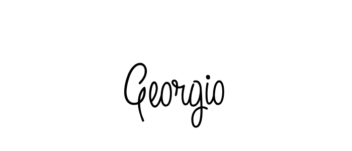 How to Draw Georgio signature style? Angelique-Rose-font-FFP is a latest design signature styles for name Georgio. Georgio signature style 5 images and pictures png