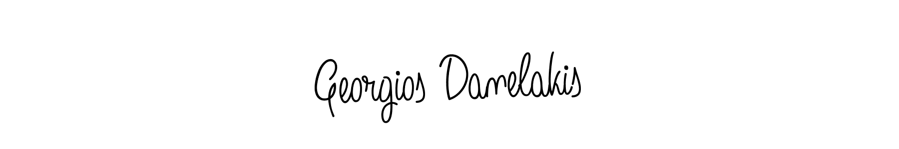 Design your own signature with our free online signature maker. With this signature software, you can create a handwritten (Angelique-Rose-font-FFP) signature for name Georgios Danelakis. Georgios Danelakis signature style 5 images and pictures png