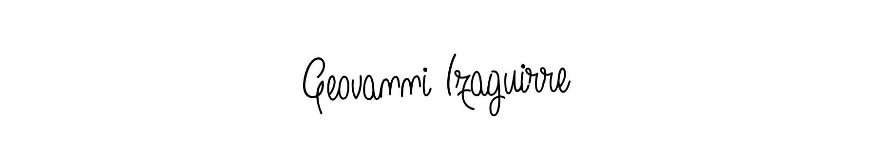 Also we have Geovanni Izaguirre name is the best signature style. Create professional handwritten signature collection using Angelique-Rose-font-FFP autograph style. Geovanni Izaguirre signature style 5 images and pictures png