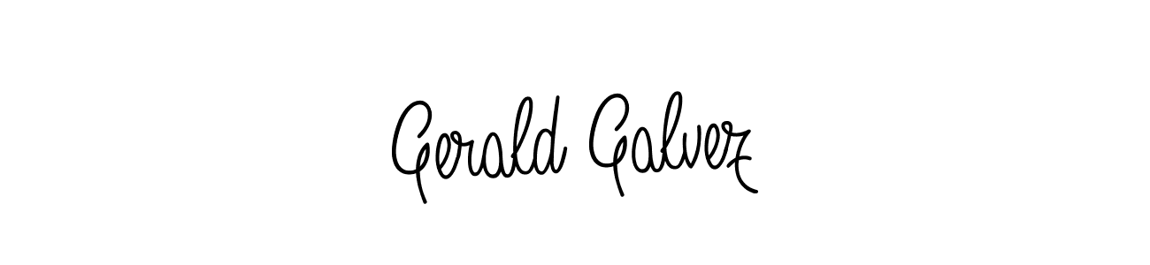 How to Draw Gerald Galvez signature style? Angelique-Rose-font-FFP is a latest design signature styles for name Gerald Galvez. Gerald Galvez signature style 5 images and pictures png