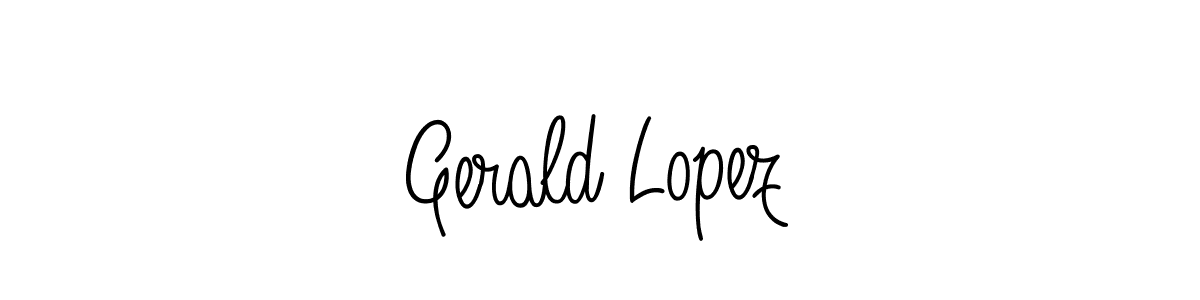 It looks lik you need a new signature style for name Gerald Lopez. Design unique handwritten (Angelique-Rose-font-FFP) signature with our free signature maker in just a few clicks. Gerald Lopez signature style 5 images and pictures png