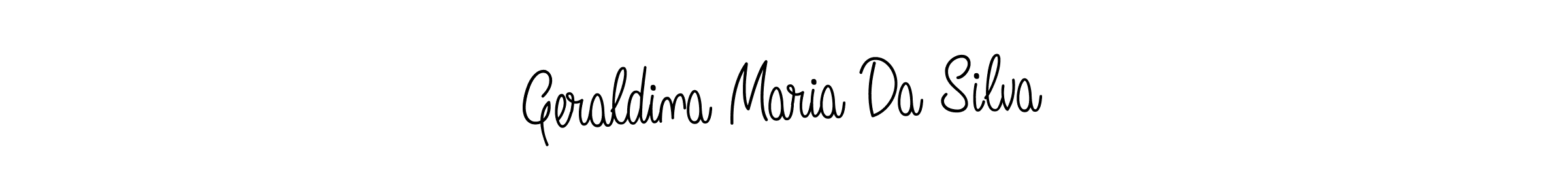 Also You can easily find your signature by using the search form. We will create Geraldina Maria Da Silva name handwritten signature images for you free of cost using Angelique-Rose-font-FFP sign style. Geraldina Maria Da Silva signature style 5 images and pictures png